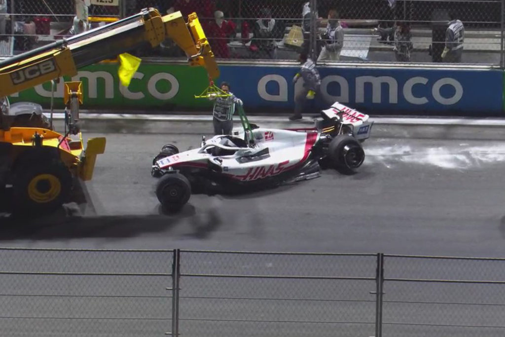 Formel 1 Mick Schumacher Crash Saudi Arabien GP Quali 2022