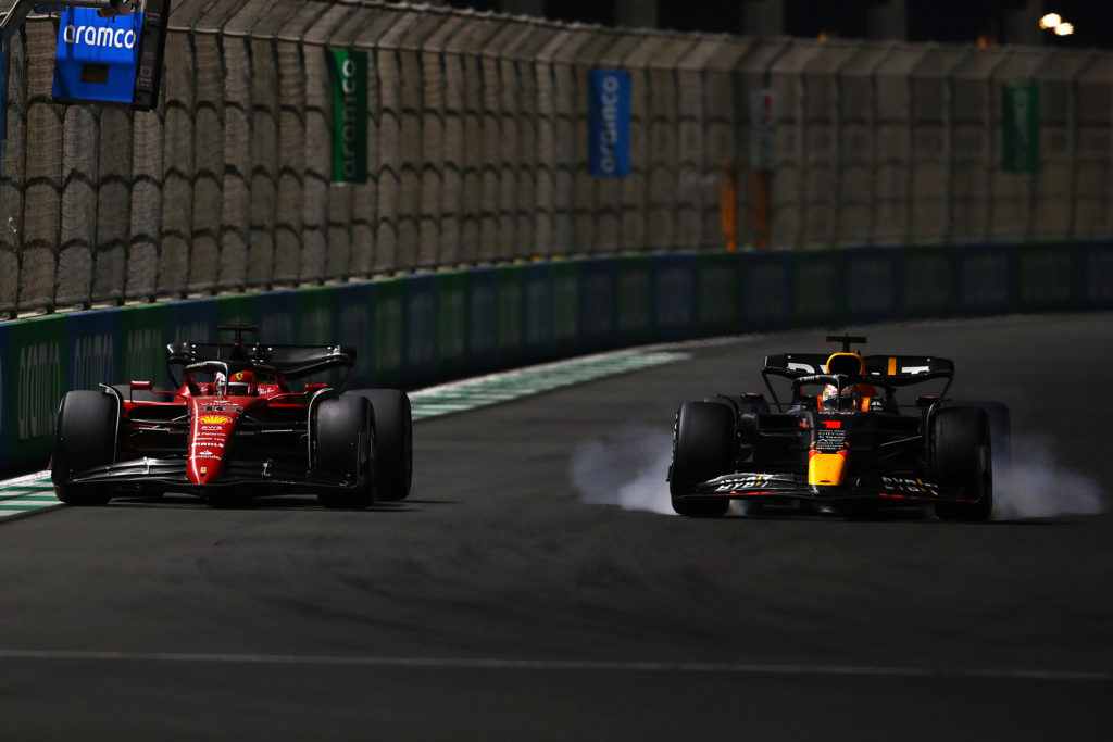 Formel 1 Leclerc Verstappen Duell Saudi Arabien GP 2022