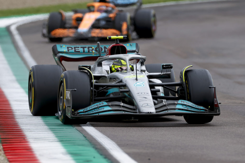Formel 1 Lewis Hamilton Mercedes Imola GP 2022