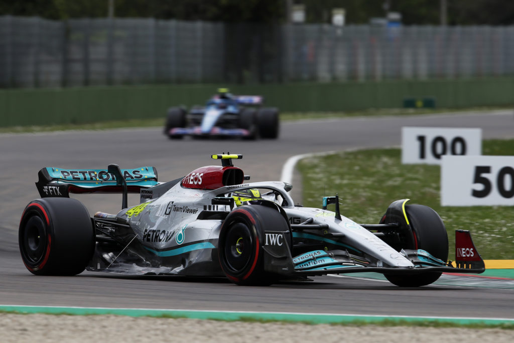 Formel 1 Lewis Hamilton Mercedes Imola Sprint 2022