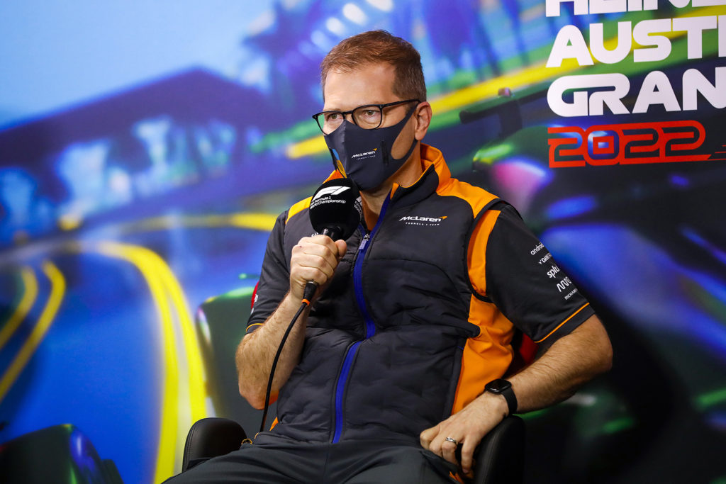 Formel 1 McLaren Teamchef Andreas Seidl 2022