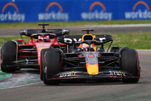 Formel 1 Max Verstappen Charles Leclerc Red Bull Ferrari Imola 2022