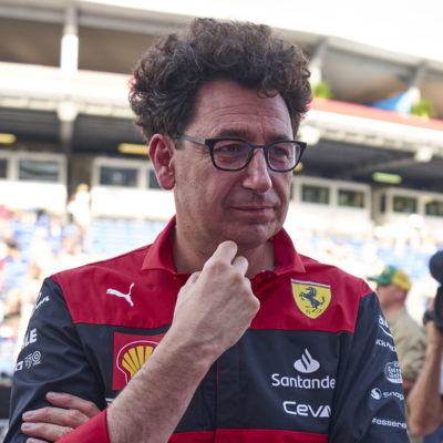 Formel 1 Mattia Binotto Ferrari Teamchef Monaco 2022