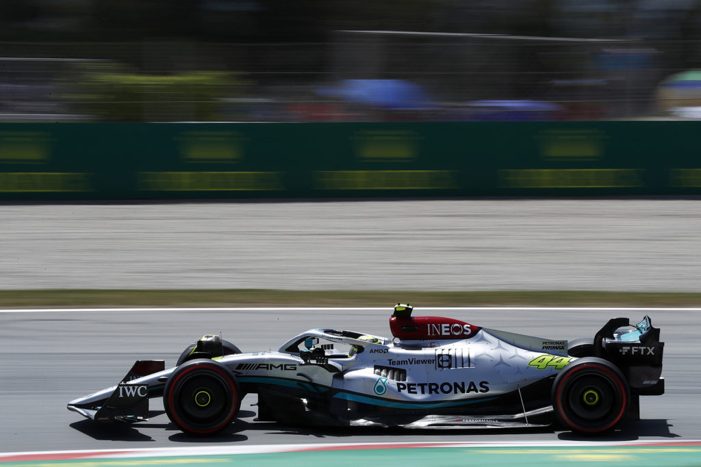 Formel 1 Lewis Hamilton Mercedes Barcelona 2022
