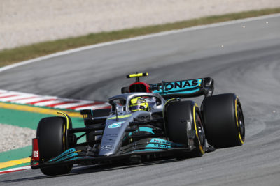 Formel 1 Lewis Hamilton Mercedes Barcelona 2022
