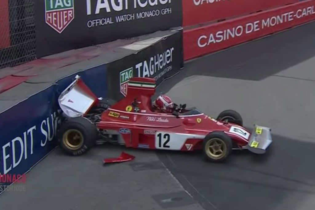 Formel 1 Monaco Leclerc Lauda Ferrari Crash 2022