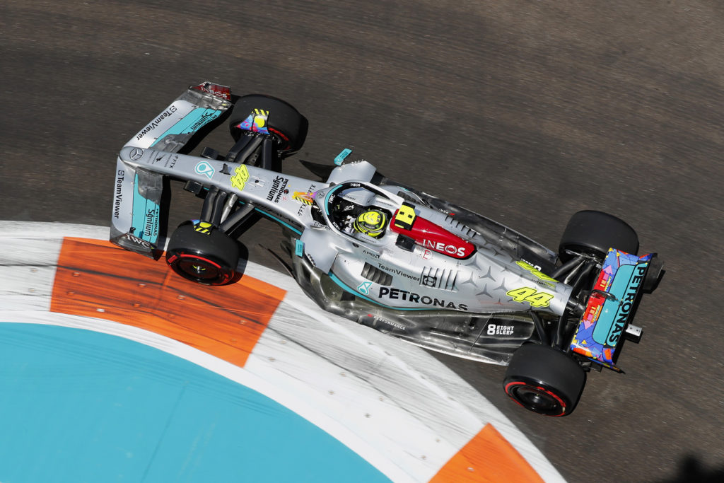 Formel 1 Lewis Hamilton Mercedes Miami 2022