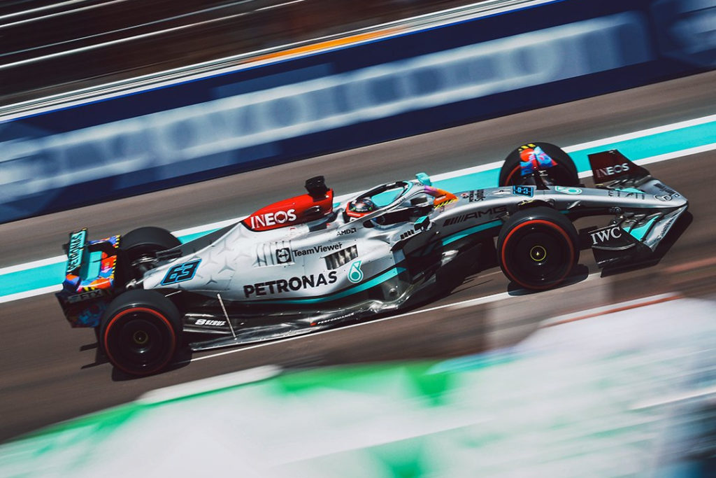 Formel 1 George Russell Mercedes Miami 2022