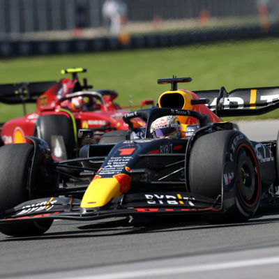 Formel 1 Max Verstappen verfolgt von Carlos Sainz Kanada GP 2022
