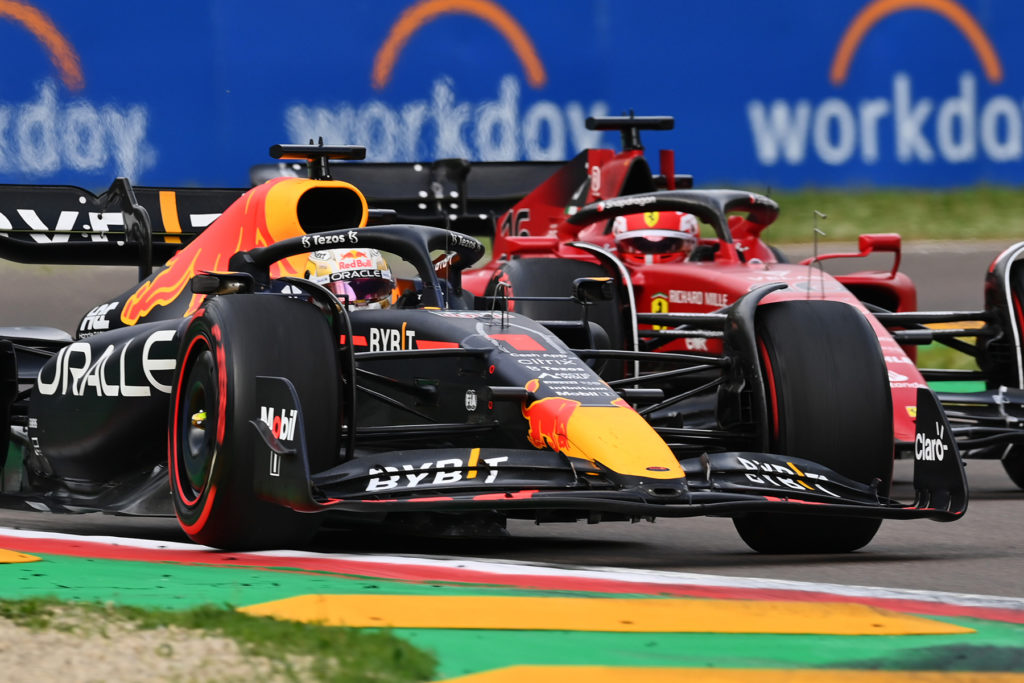 Formel 1 Max Verstappen Red Bull, Charles Leclerc Ferrari 2022