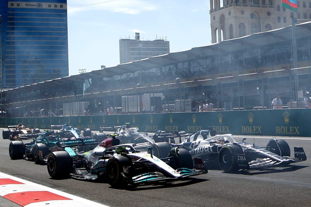 Formel 1 Lewis Hamilton Mercedes Aserbaidschan GP 2022