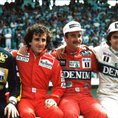 Formel 1 Nelson Piquet Ayrton Senna Alain Prost Nigel Mansell 1986
