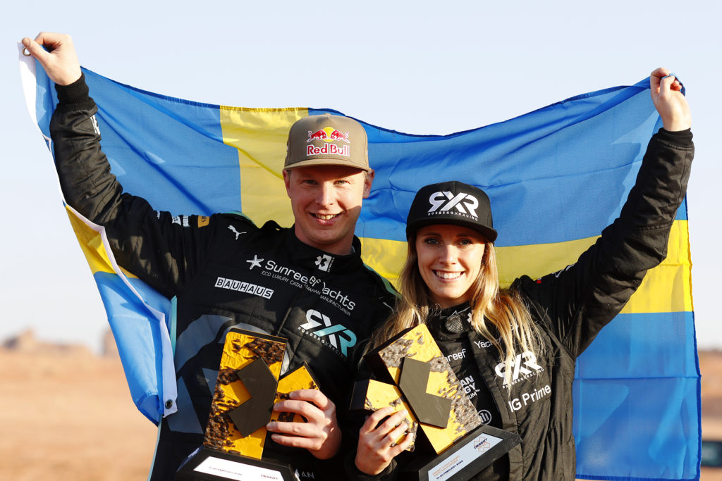 Mikaela Ahlin-Kottulinsky (SWE) / Johan Kristoffersson (SWE), Rosberg X Racing. Credit: Extreme E
