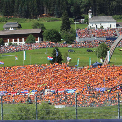 Formel 1 Max Verstappen Fans Spielberg 2022