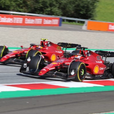 Formel 1 Charles Leclerc Carlos Sainz Ferrari Österreich GP 2022 Sprint Spielberg