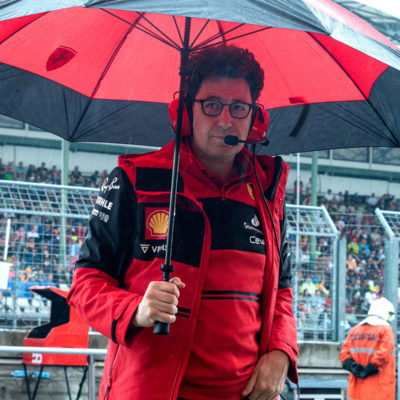 Formel 1 Mattia Binotto Ferrari Teamchef Ungarn 2022