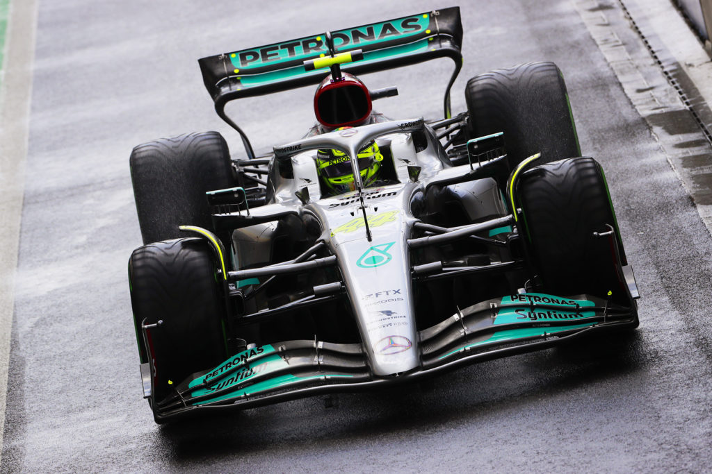 Formel 1 Lewis Hamilton Mercedes Silverstone Großbritannien GP 2022