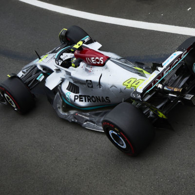 Formel 1 Lewis Hamilton Mercedes Silverstone Großbritannien GP 2022