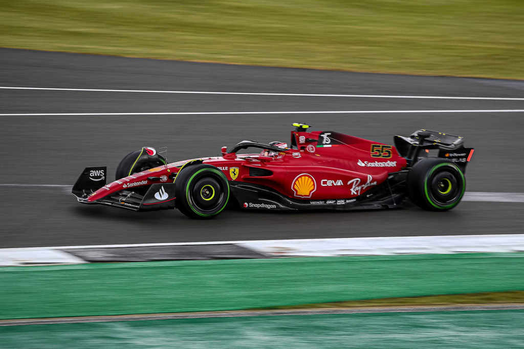 Formel 1 Carlos Sainz Ferrari Silverstone 2022 Großbritannien GP 2022