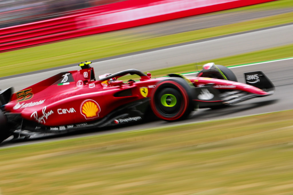 Formel 1 Ferrari Carlos Sainz Silverstone 2022