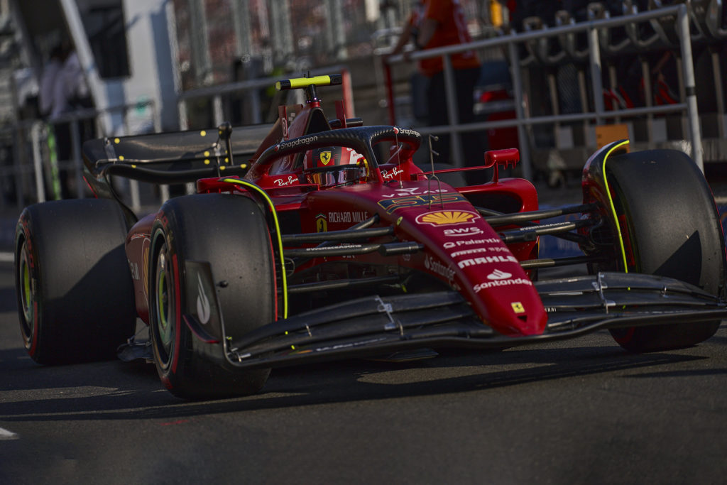 Formel 1 Carlos Sainz jr. Ferrari Ungarn 2022