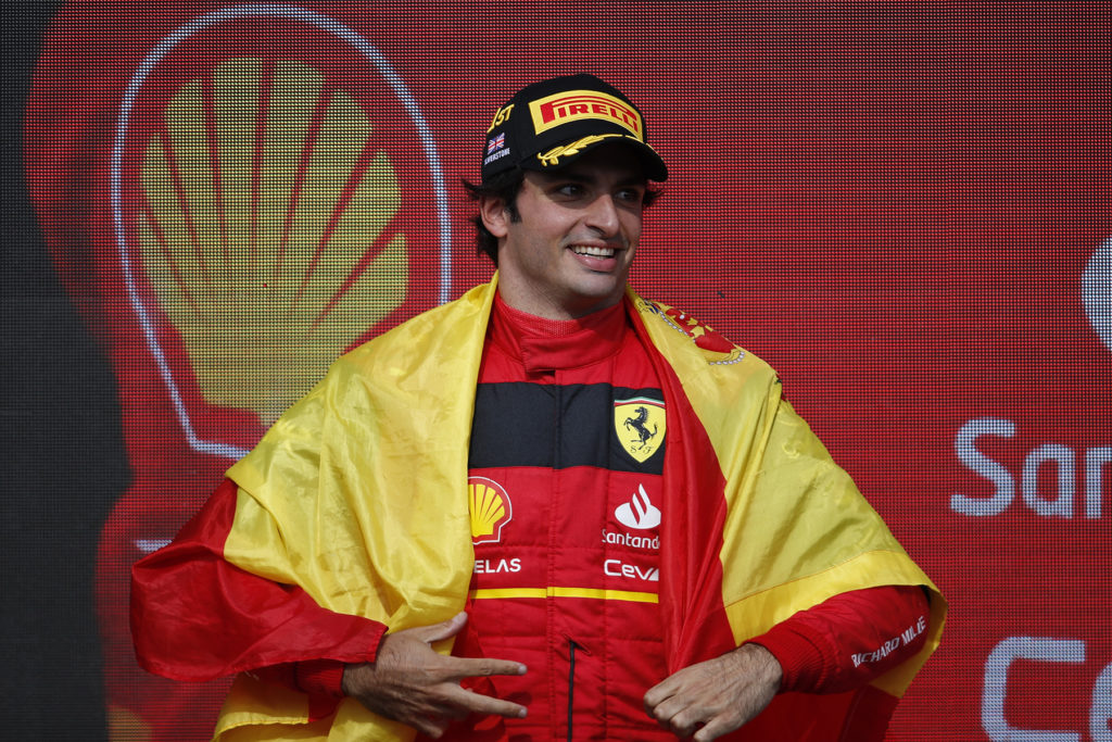 Formel 1 Ferrari Carlos Sainz Silverstone 2022