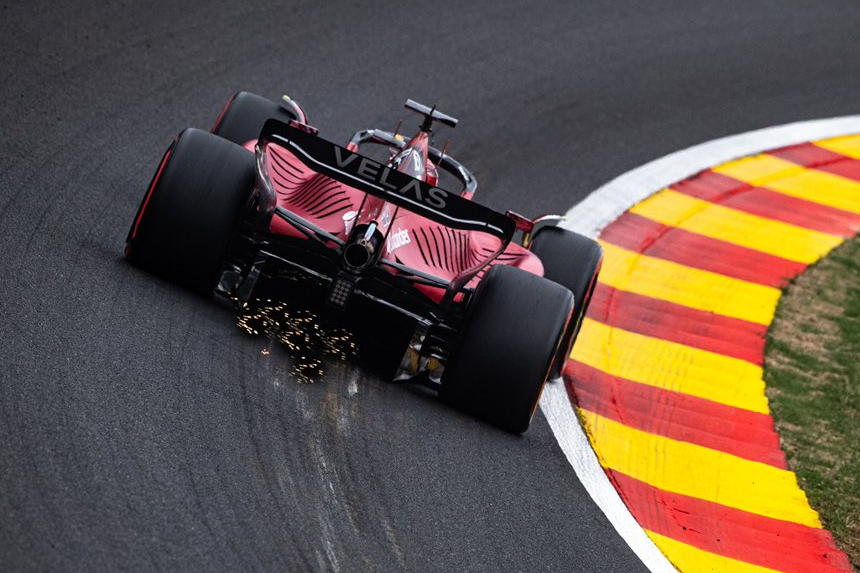 Formel 1 Charles Leclerc Ferrari Spa Belgien GP 2022