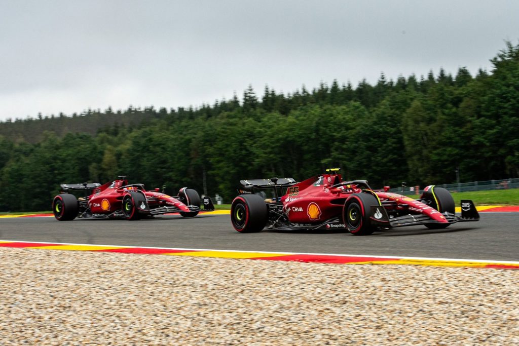 Formel 1 Charles Leclerc Carlos Sainz Ferrari Spa Belgien GP 2022