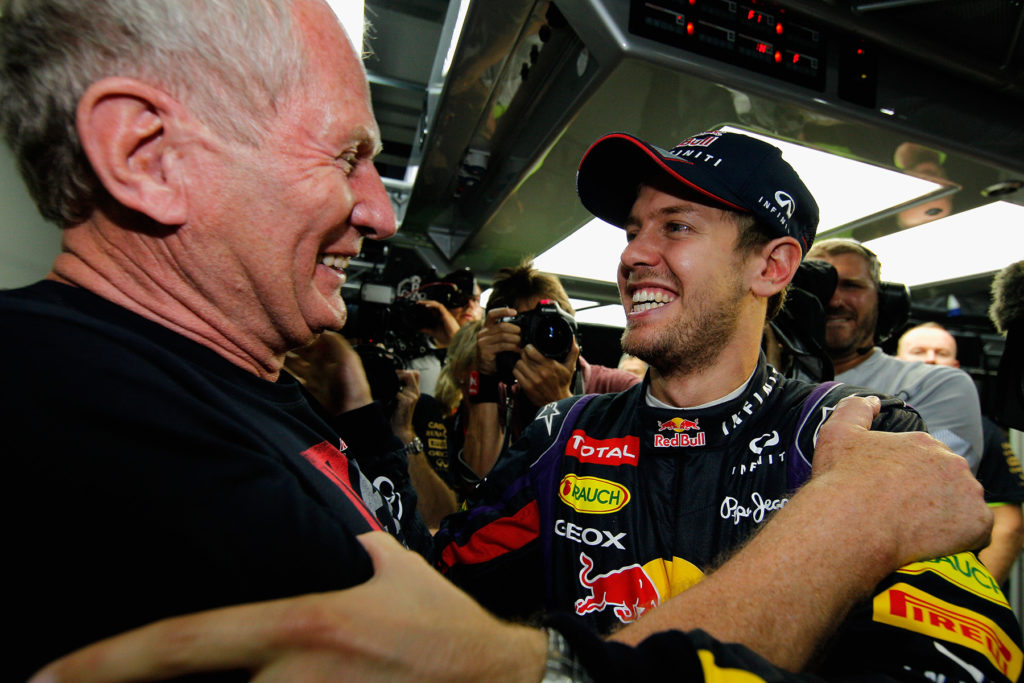 Formel 1 Sebastian Vettel Dr. Helmut Marko Red Bull