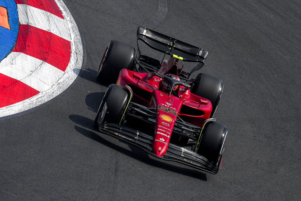 Formel 1 Carlos Sainz Ferrari Mexiko 2022 FP1