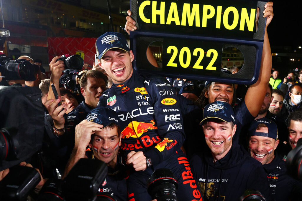 Formel 1 Max Verstappen Red Bull Japan GP 2022 Weltmeister Titel Nr. 2