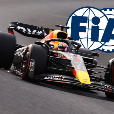 Formel 1 Red Bull mit FIA Logo 2022