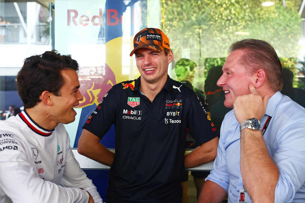 Formel 1 Nyck de Vries Max Verstappen Jos Verstappen 2022