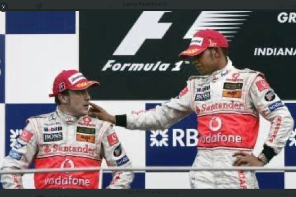Formel 1 Lewis Hamilton Fernando Alonso McLaren USA GP 2007