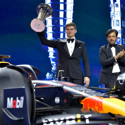 Formel 1 Red Bull FIA Gala Max Verstappen Mohammed bin Sulayem Christian Horner 2022