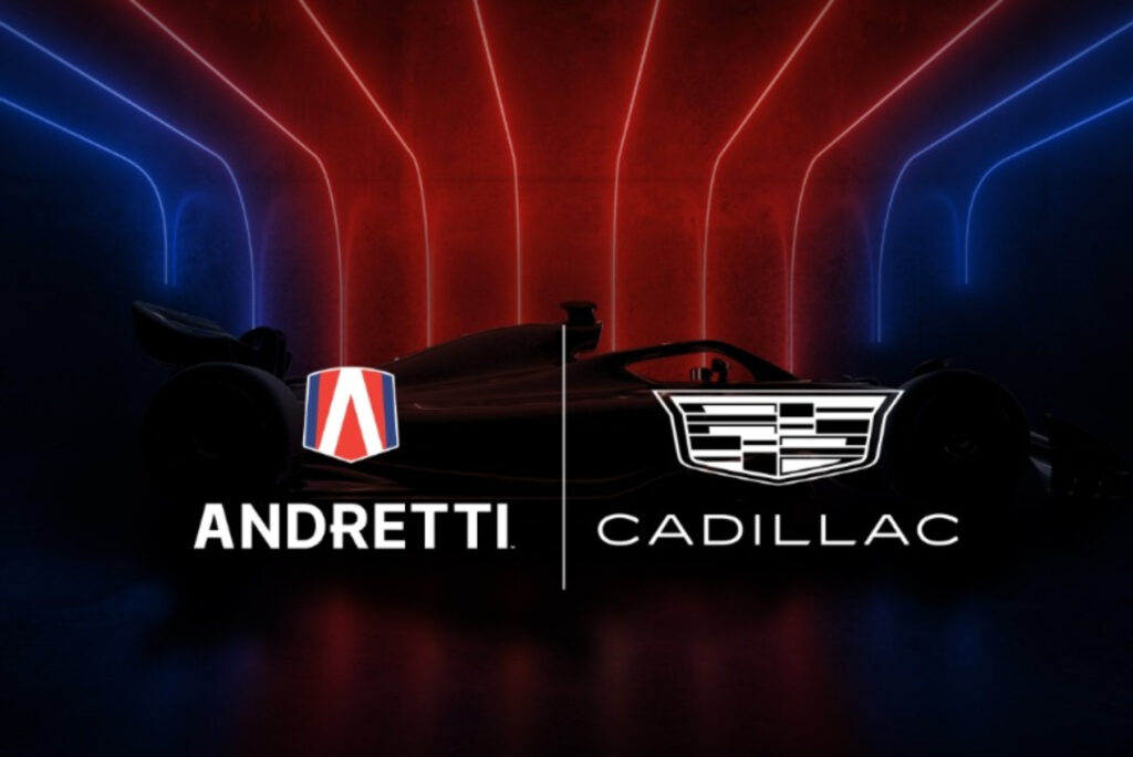 Formel 1 Andretti Cadillac General Motors F1 Präsentation Logo 2023