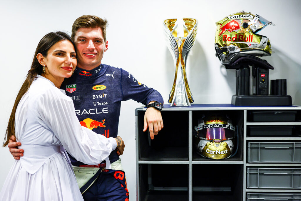 Kelly Piquet und Max Verstappen. Credit: Red Bull Content Pool