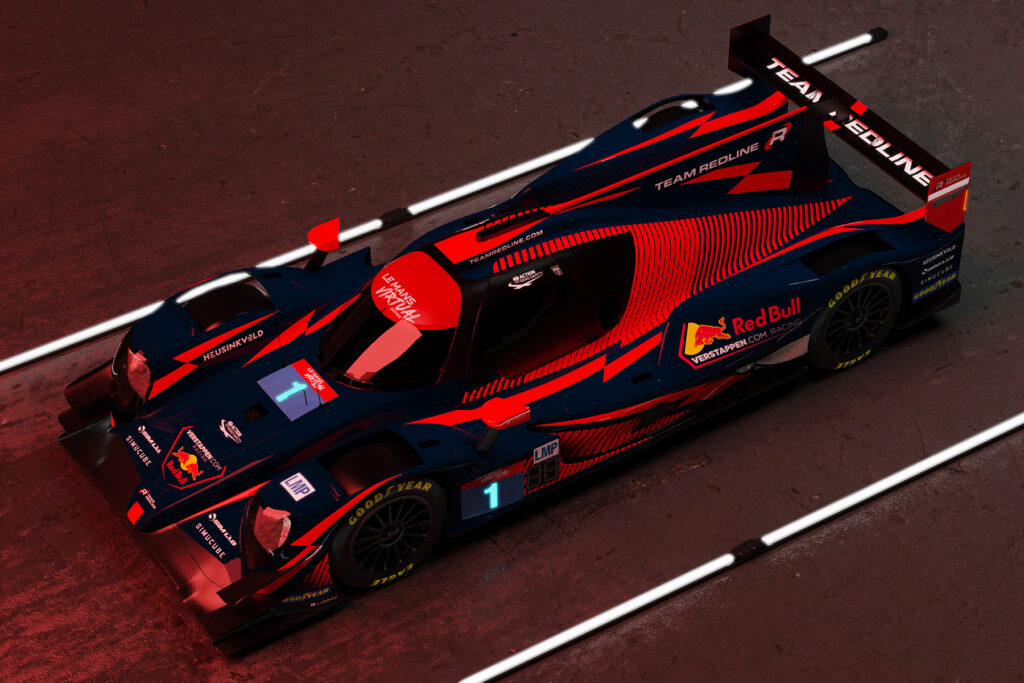 Max Verstappen Virtual 24h Le Mans Team Redline