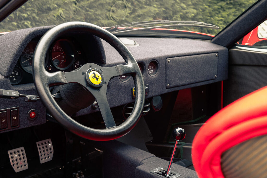 Ferrari F40. Credit: tomhartleyjnr.com