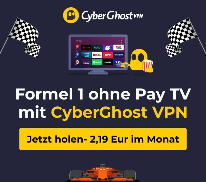 Formel 1 VPN Cyber Ghost