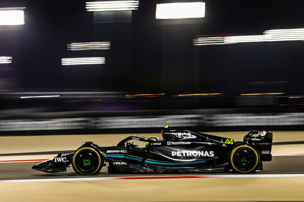 Formel 1 Lewis Hamilton Mercedes Bahrain Test 2023