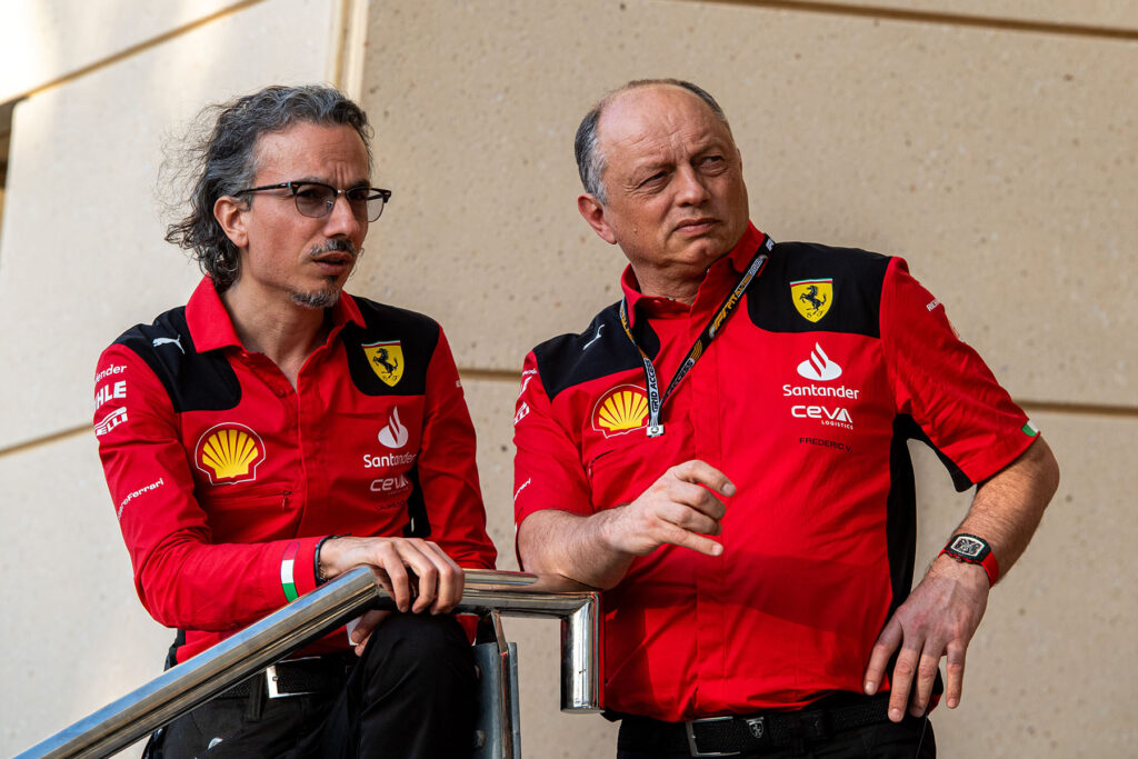 Formel 1 Ferrari Fred Vasseur Laurent Mekies Bahrain 2023