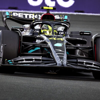 Formel 1 Mercedes Lewis Hamilton. 2023 Saudi Arabien
