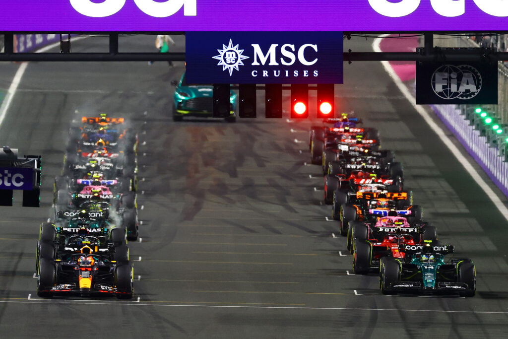 F1 Grand Prix Saudi Arabien Start 2023