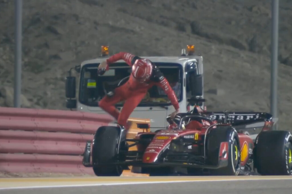 Formel 1 Charles Leclerc Ferrari Ausfall Bahrain 2023