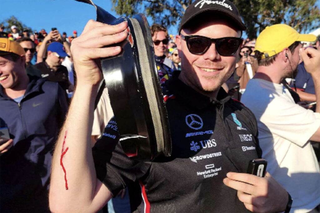 Formel 1 Magnussen Crash Fan Australien 2023