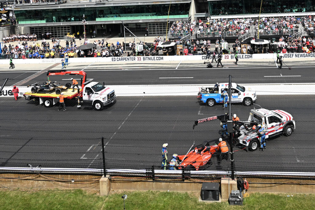 Indy 500 Crash 2023