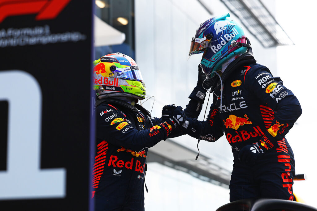 Formel 1 Max Verstappen Sergio Perez Red Bull Miami GP 2023