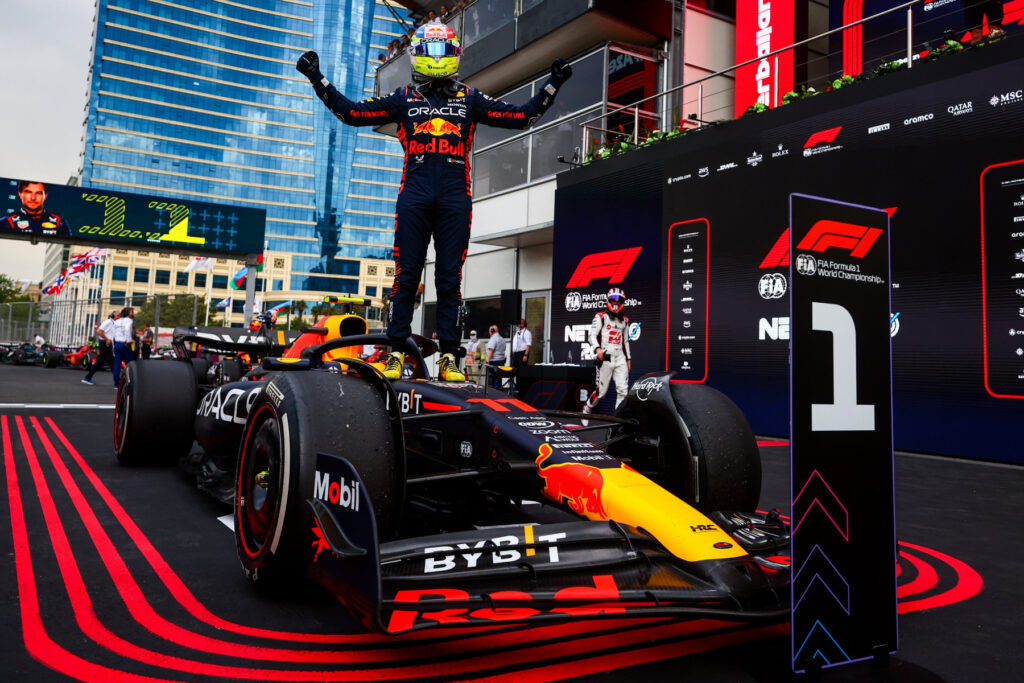 Formel 1 Sergio Perez Red Bull Aserbaidschan GP Baku 2023