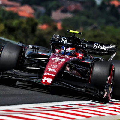 Formel 1 Zhou Guanyu Alfa Romeo Ungarn 2023